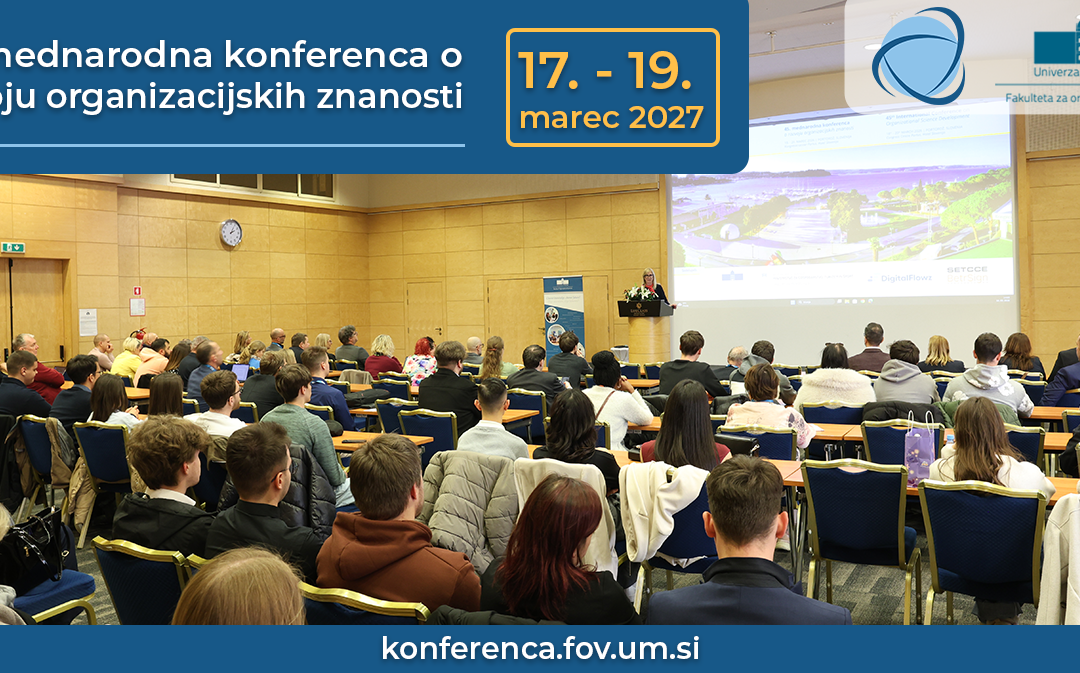 Najava 46. konference o razvoju organizacijskih znanosti 2027 / 17. – 19. marec